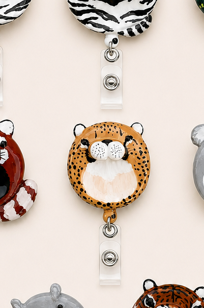 Cheetah Badge Reel