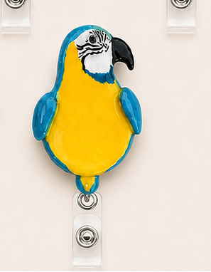 Macaw Badge Reel
