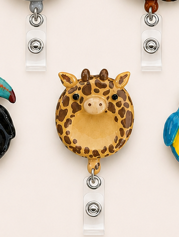 Giraffe Badge Reel