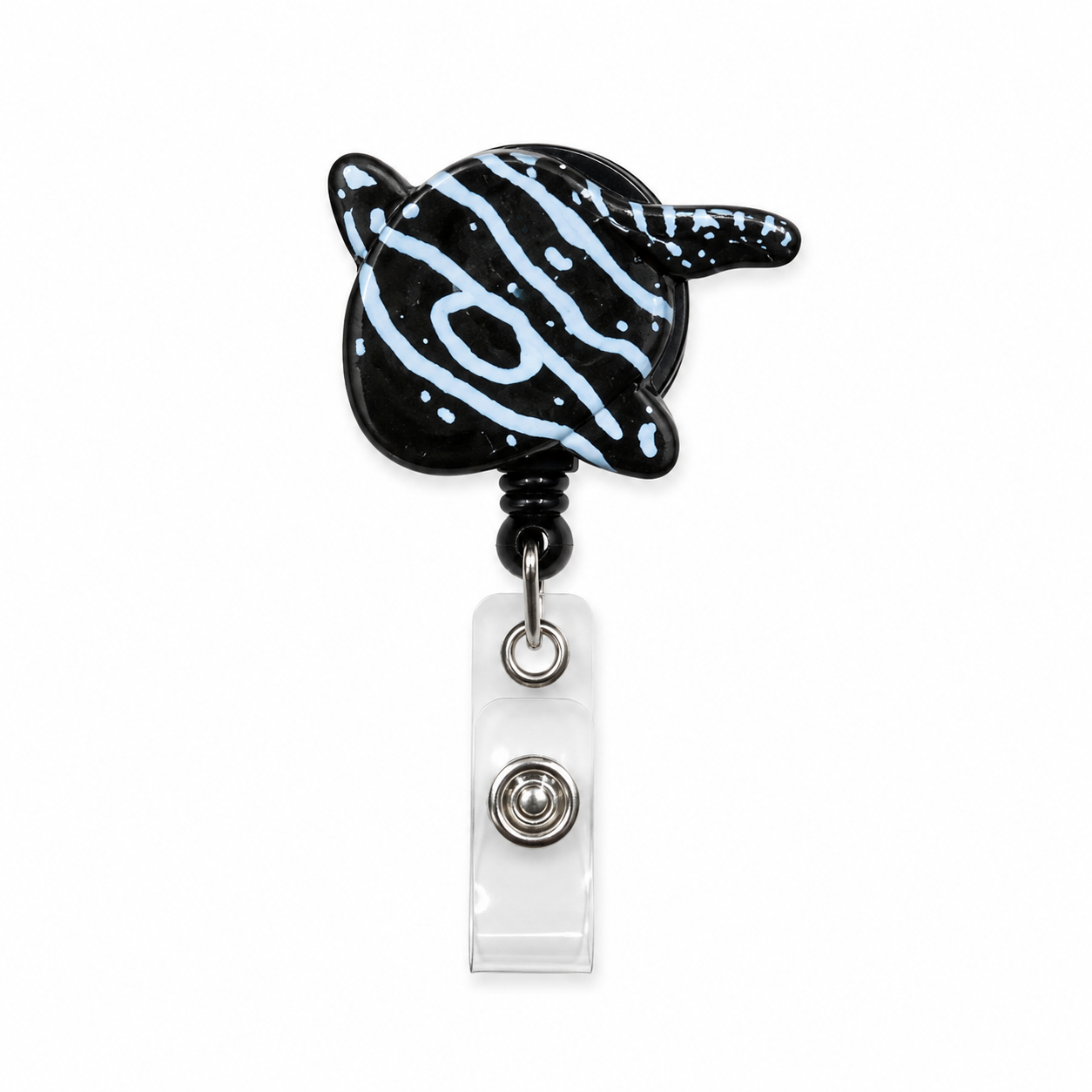 Baby Zebra Shark Badge Reel
