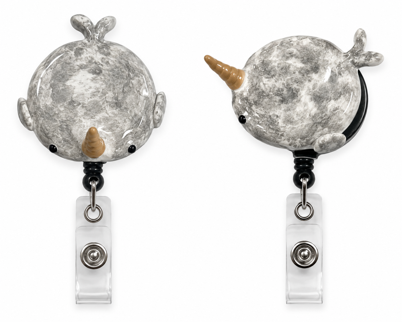 Narwhal Badge Reel