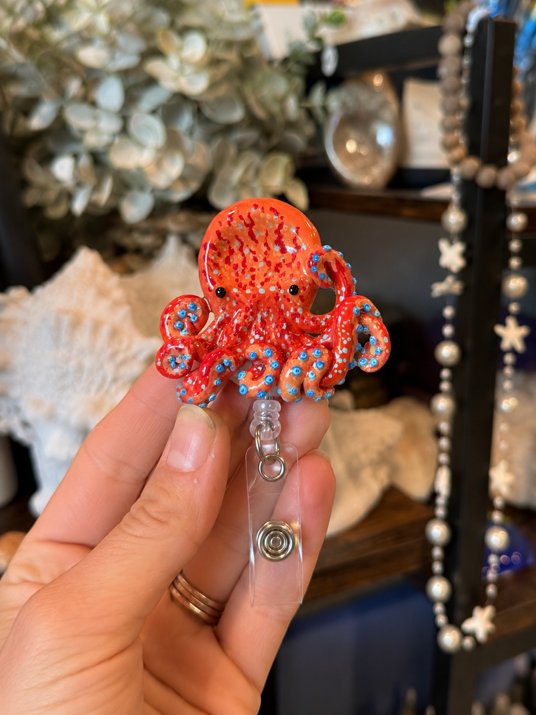 Octopus Badge Reel