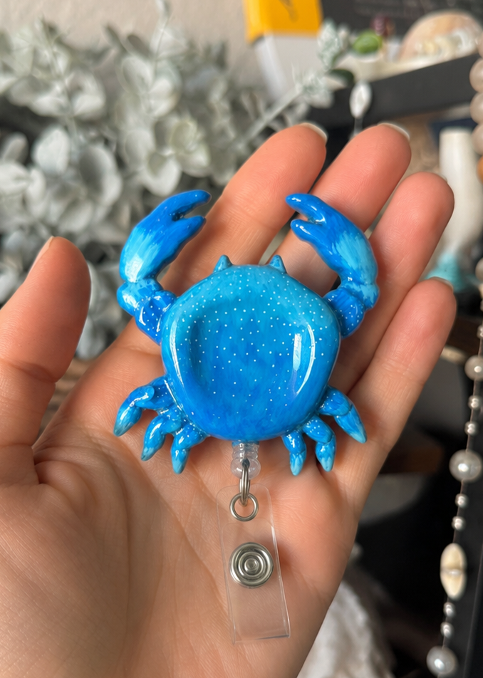 Crab Badge Reel
