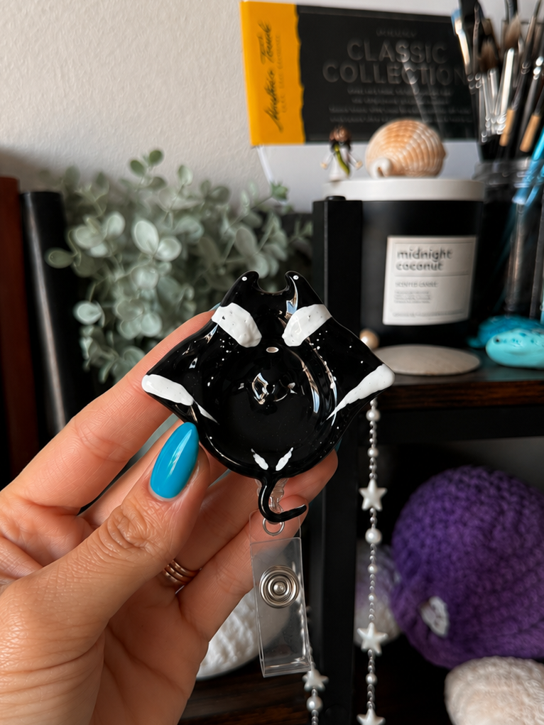 Manta Ray Badge Reel