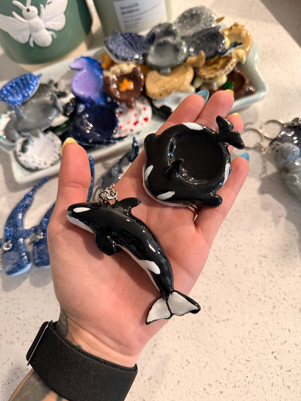 Orca Keychain