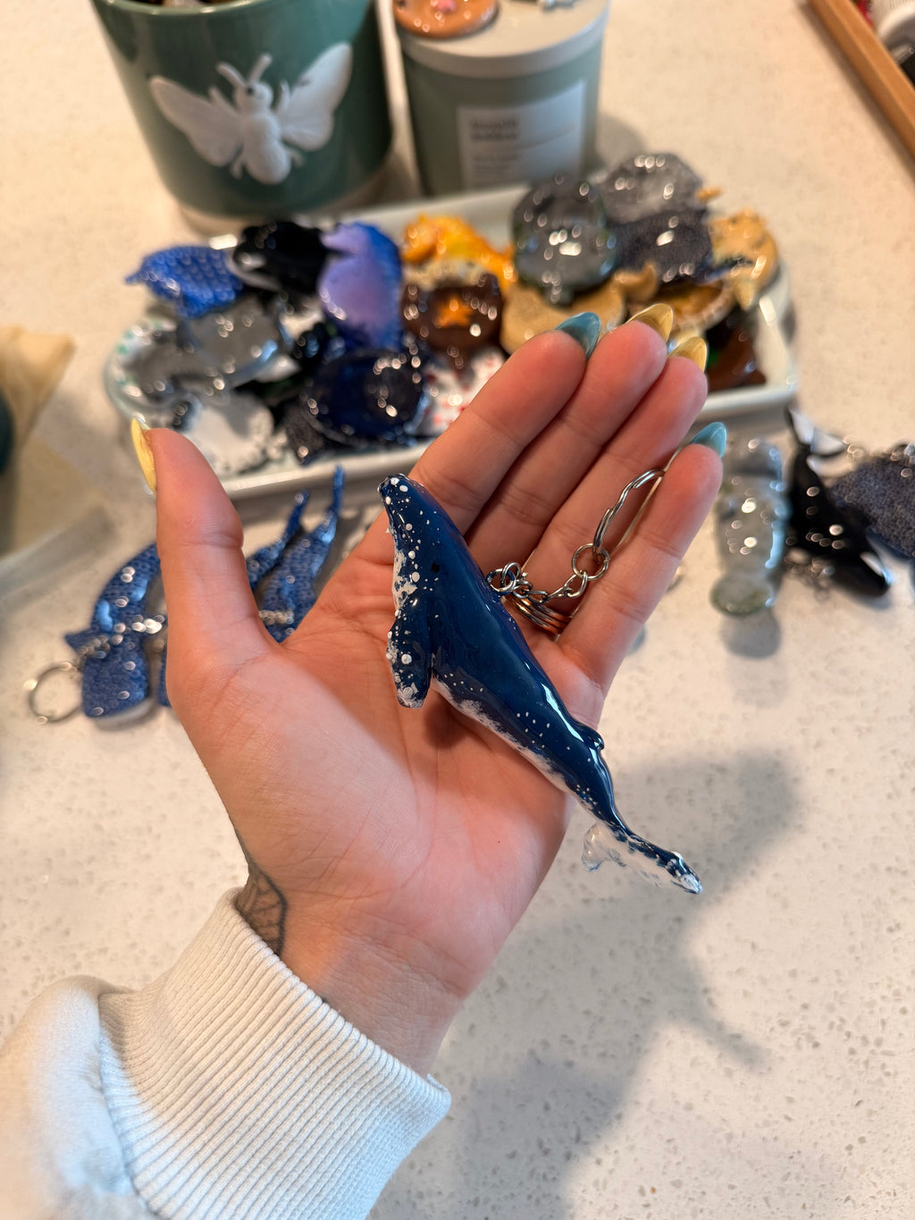 Humpback Whale Keychain
