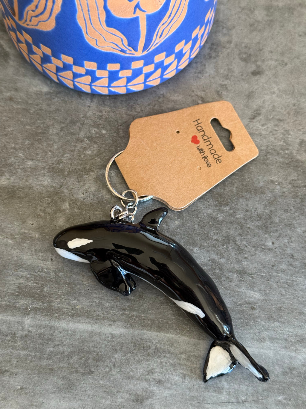 Orca Keychain