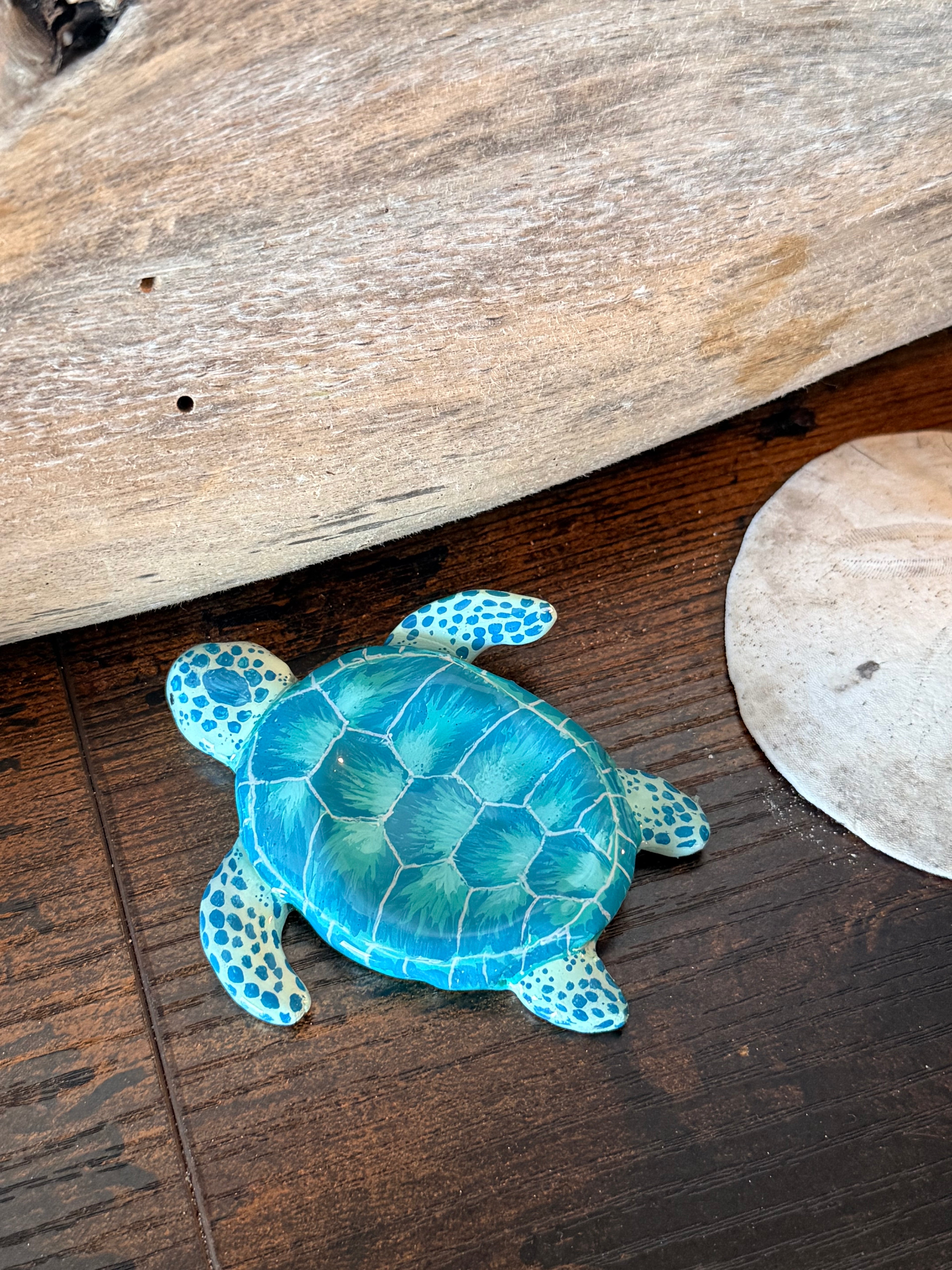 Blue Sea Turtle Worry Stone