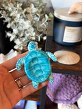 Blue Sea Turtle Worry Stone
