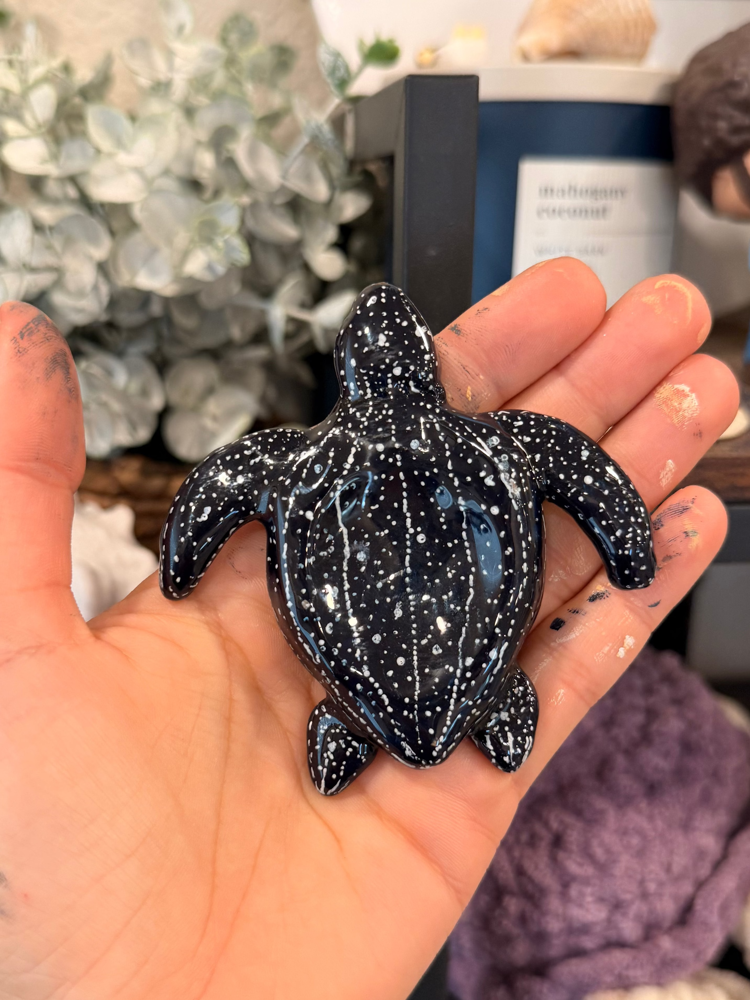 Leatherback Turtle Worry Stone