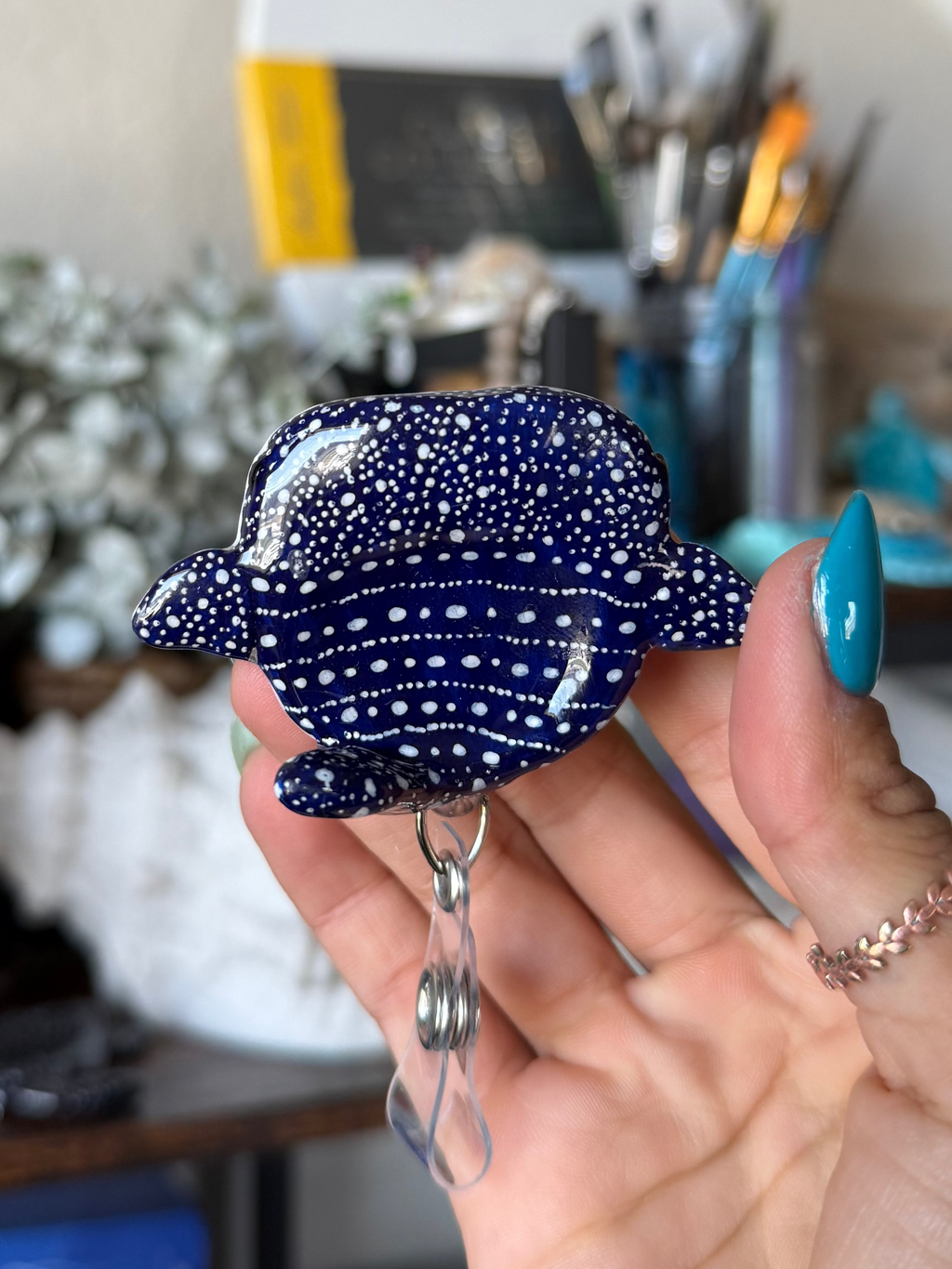 Medium Whale Shark Badge Reel