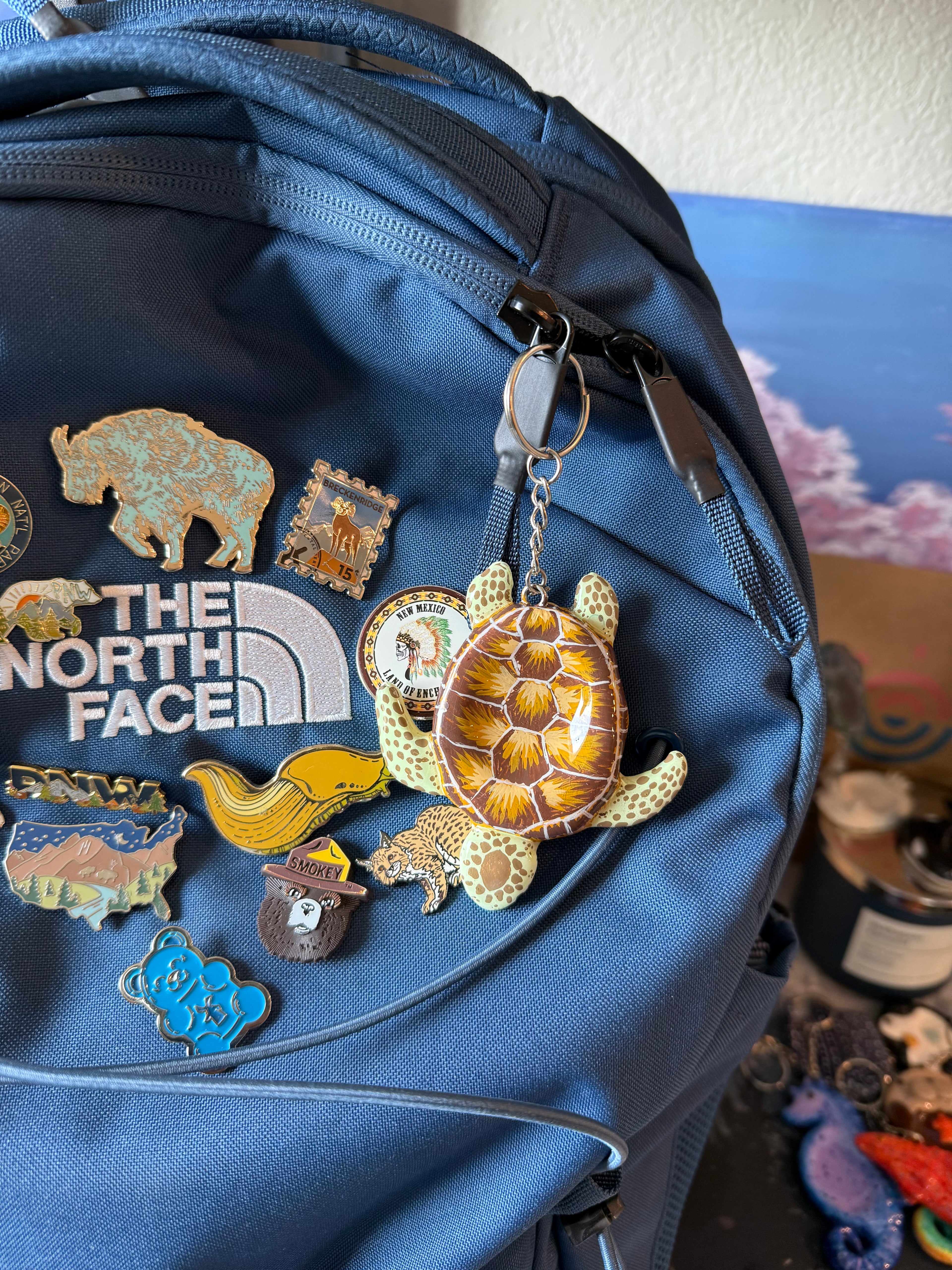 Brown Sea Turtle Worry Stone
