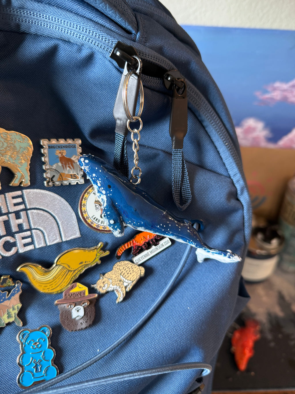 Humpback Whale Keychain