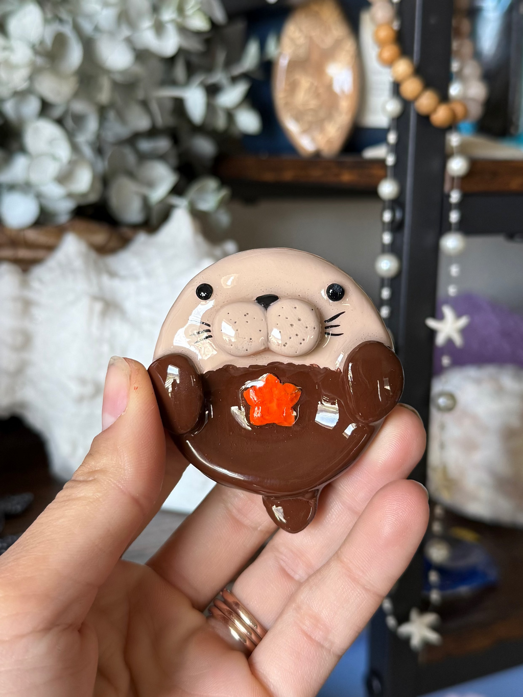 Sea Otter Worry Stone