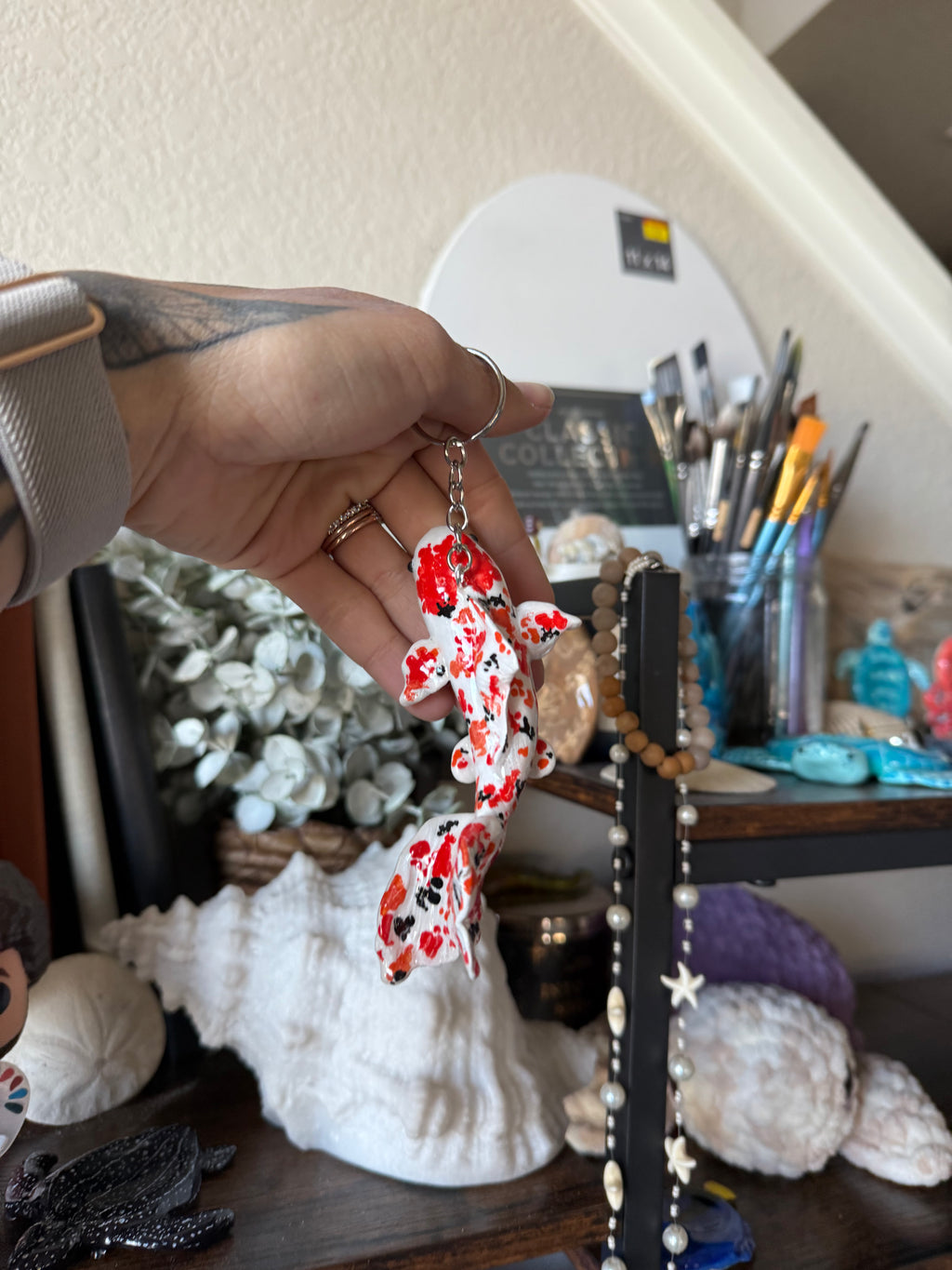 Koi Fish Keychain