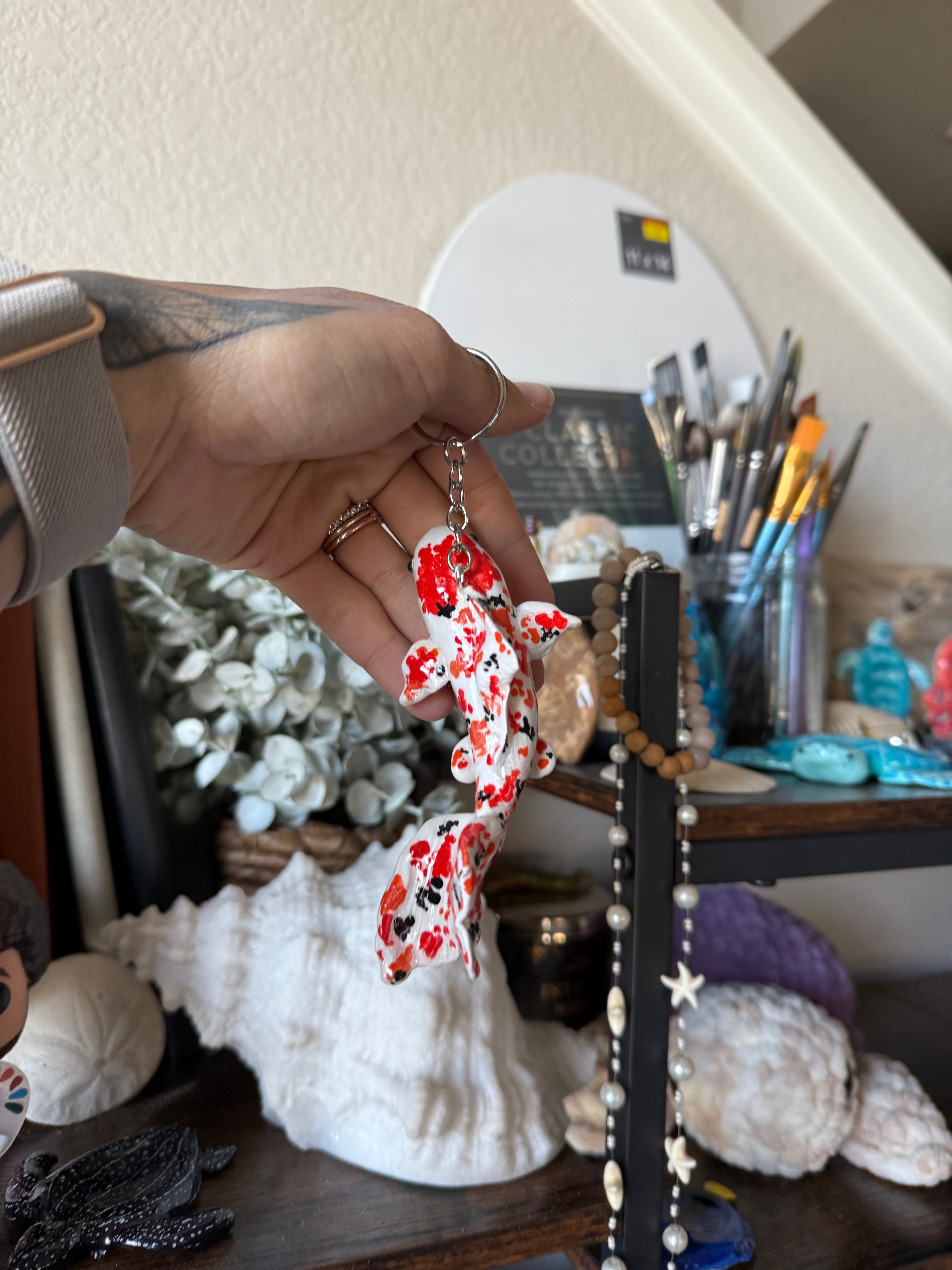 Koi Fish Keychain
