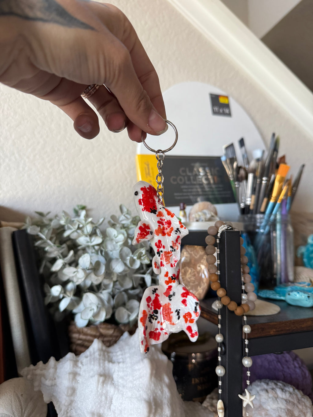 Koi Fish Keychain