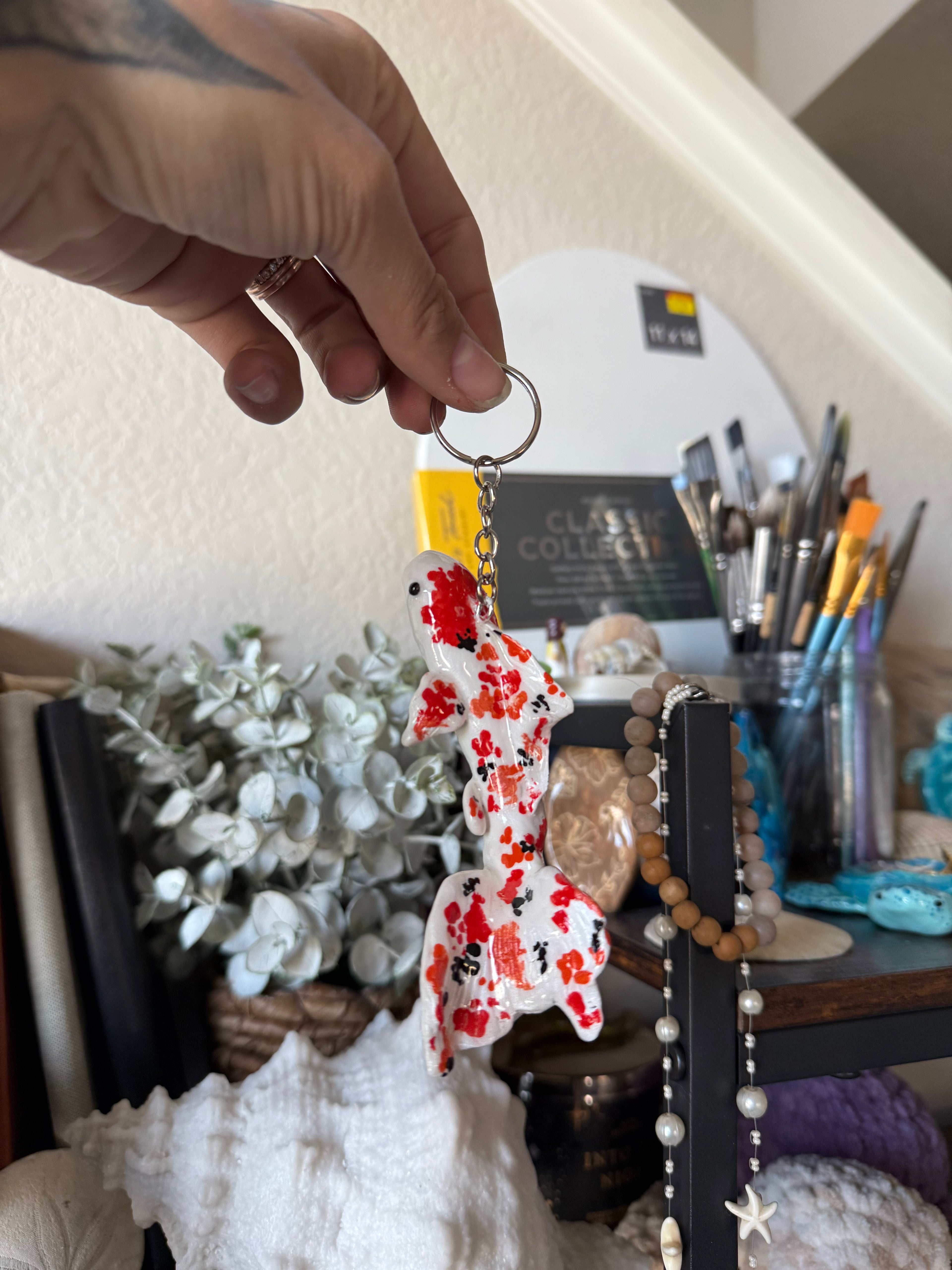 Koi Fish Keychain