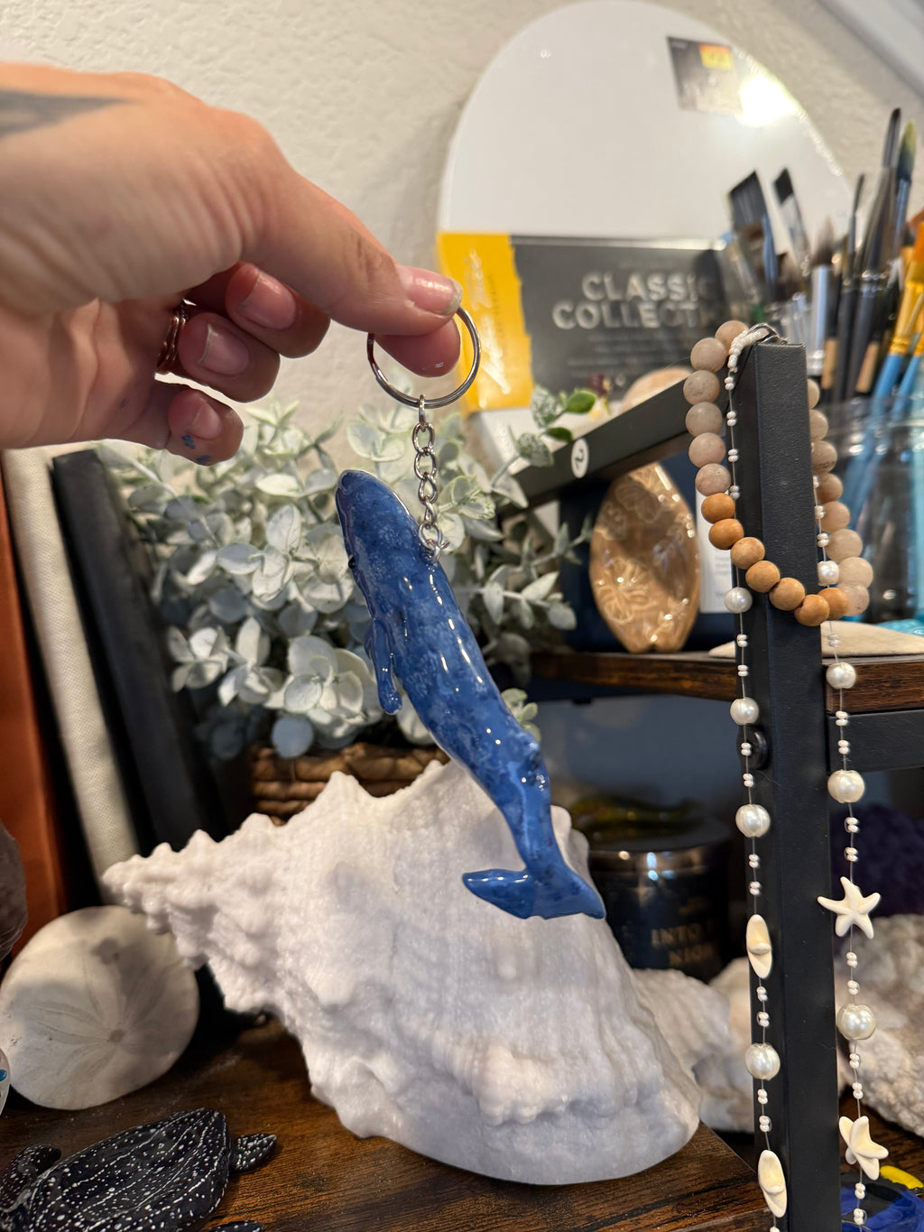 Blue Whale Keychain