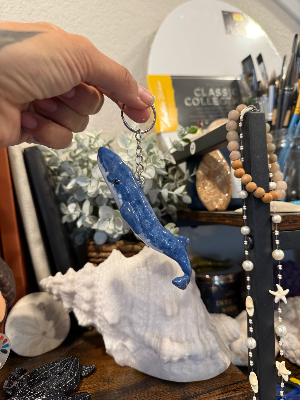 Blue Whale Keychain
