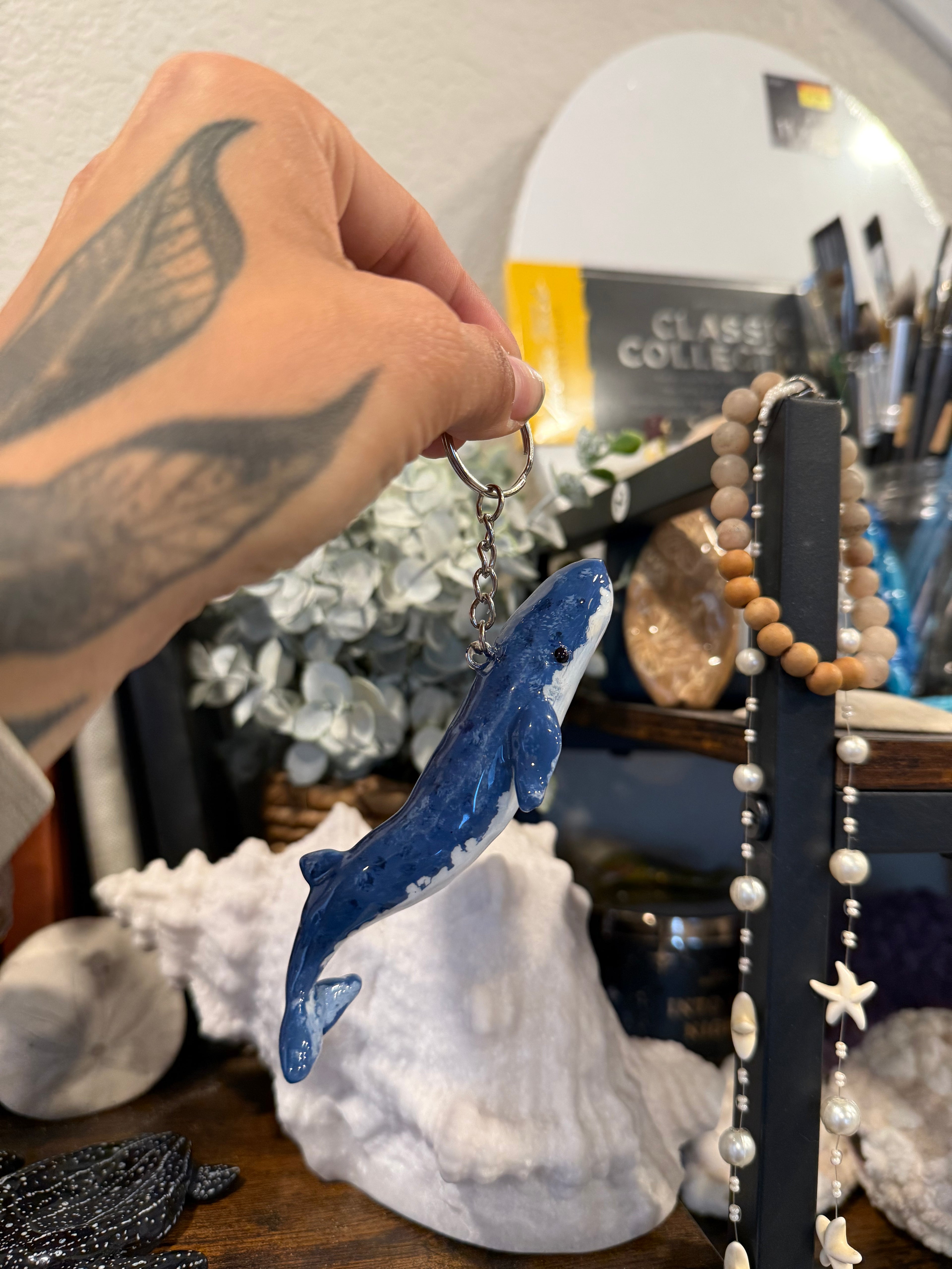 Blue Whale Keychain