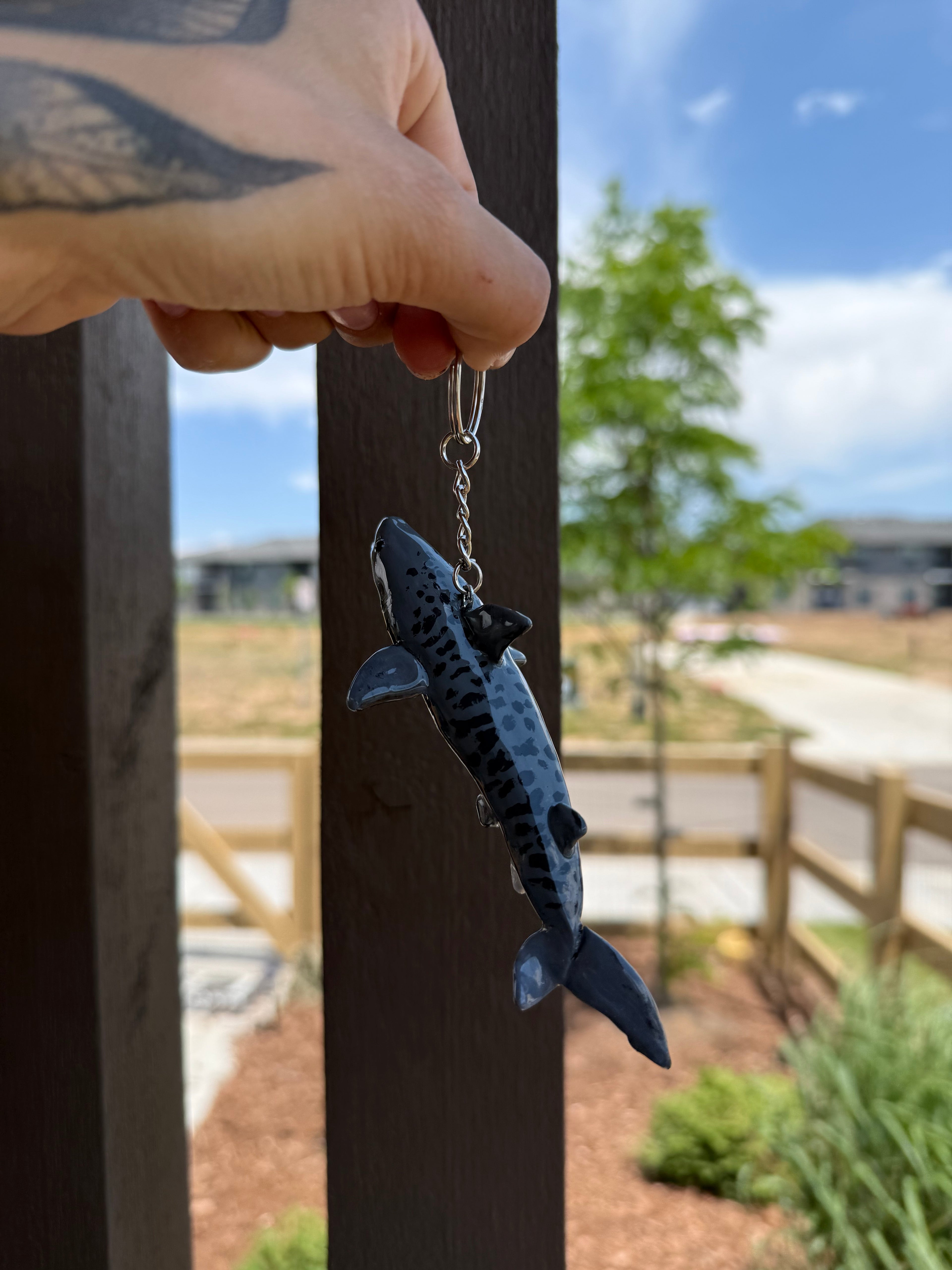 Tiger Shark Keychain