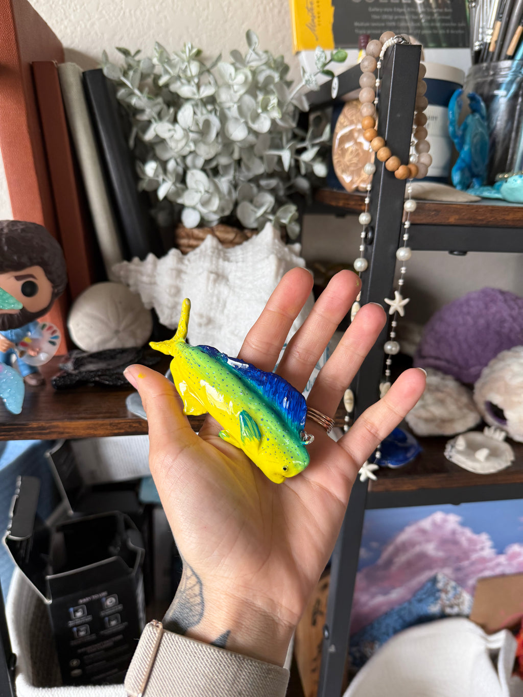 Mahi Mahi Keychain