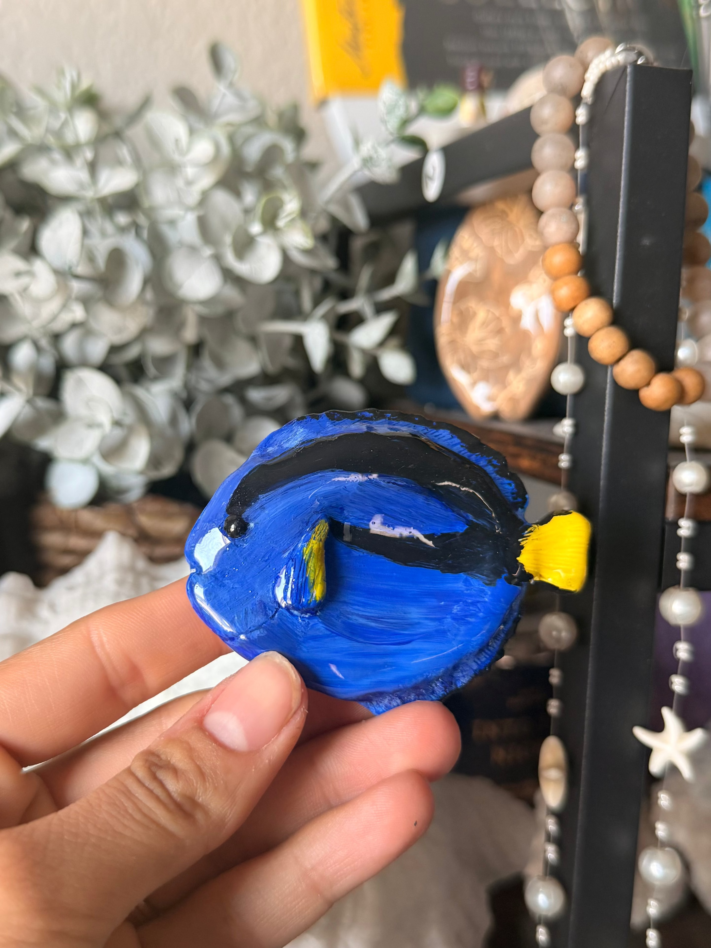 Blue Tang Worry Stone