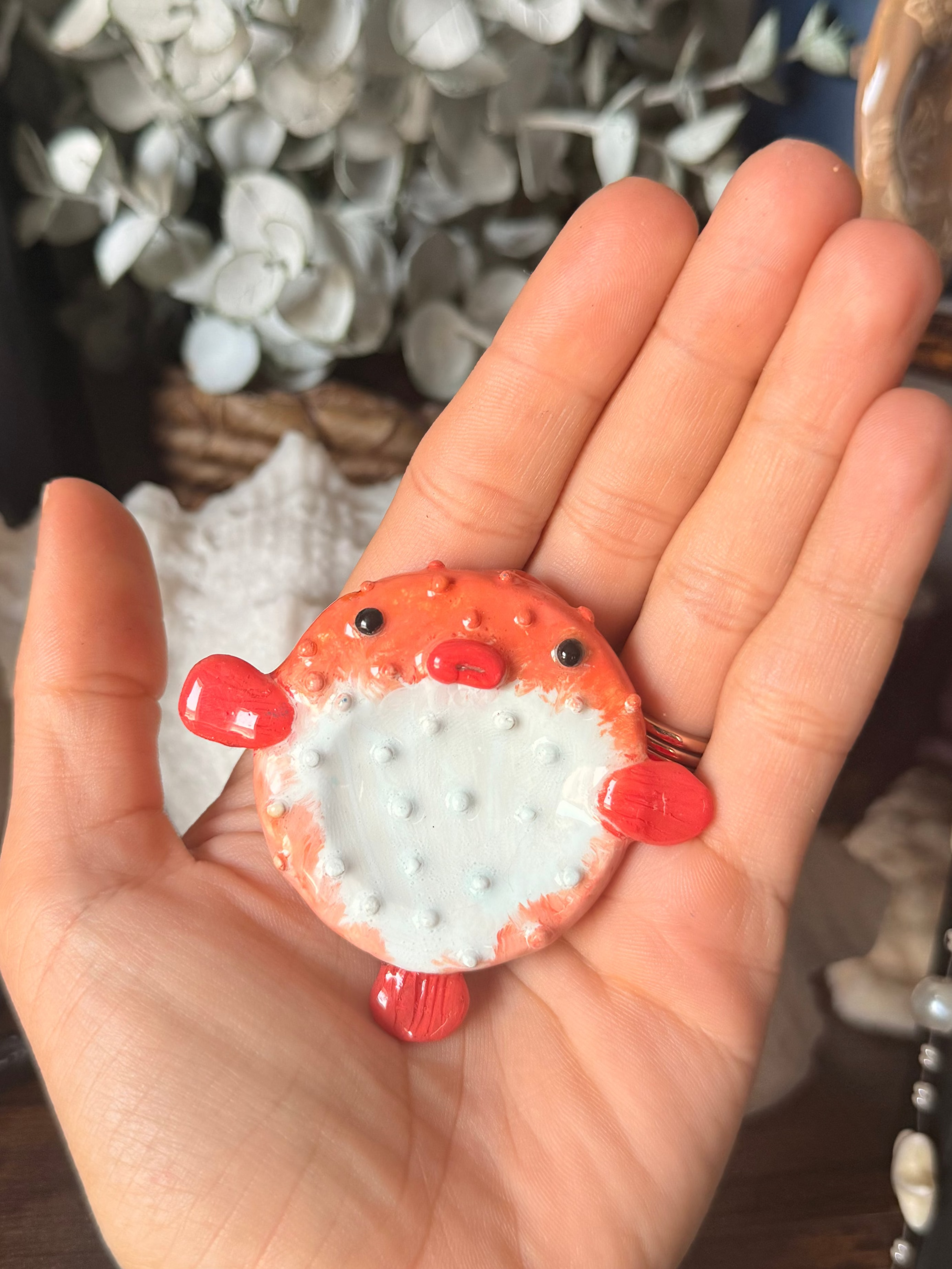 Puffer Fish Worry Stone