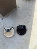 Black Pug Worry Stone
