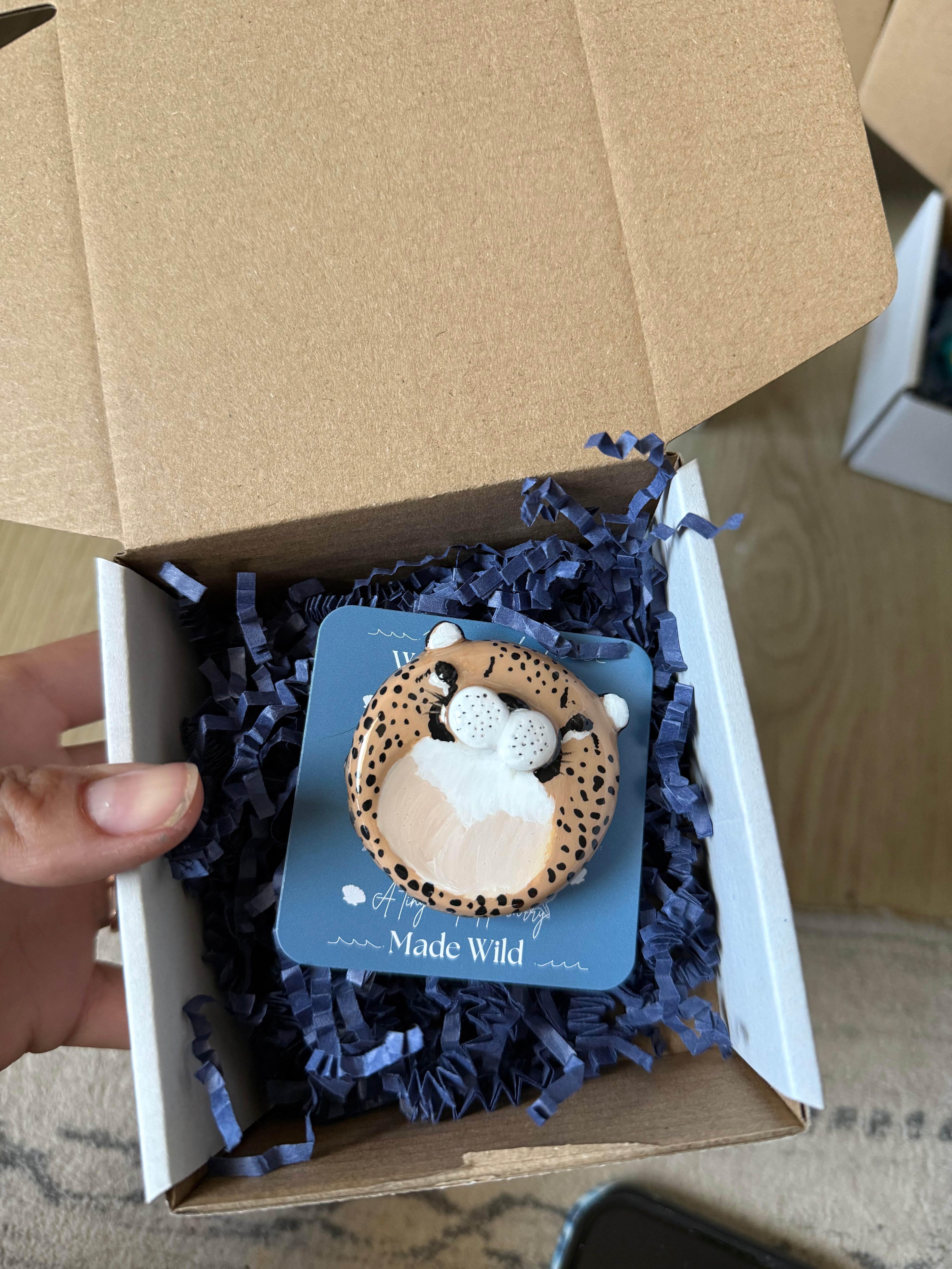 Cheetah Worry Stone