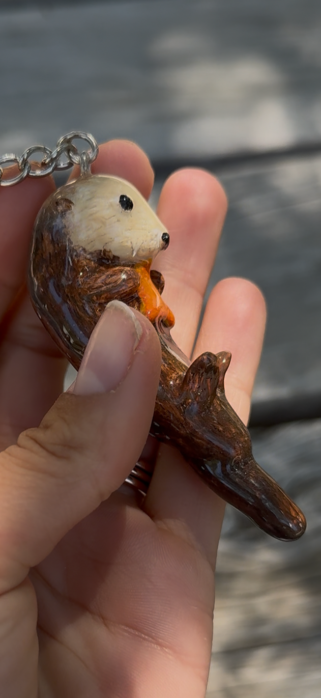 Sea Otter Keychain