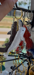 Beluga Whale Keychain
