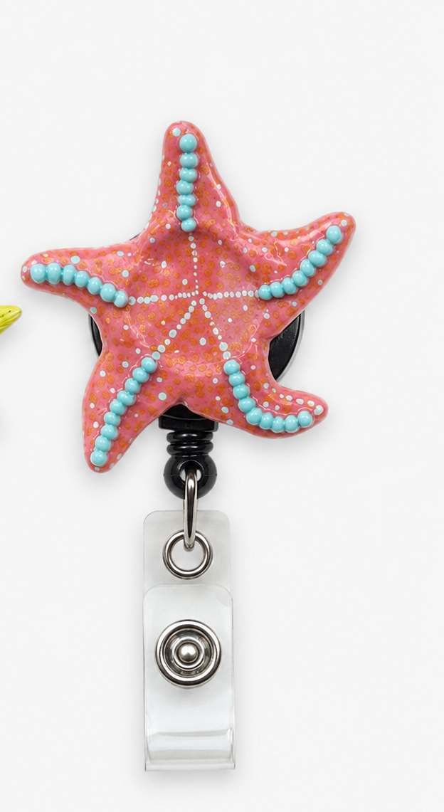 Starfish Badge Reel