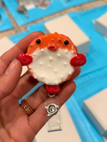 Puffer Fish Badge Reel