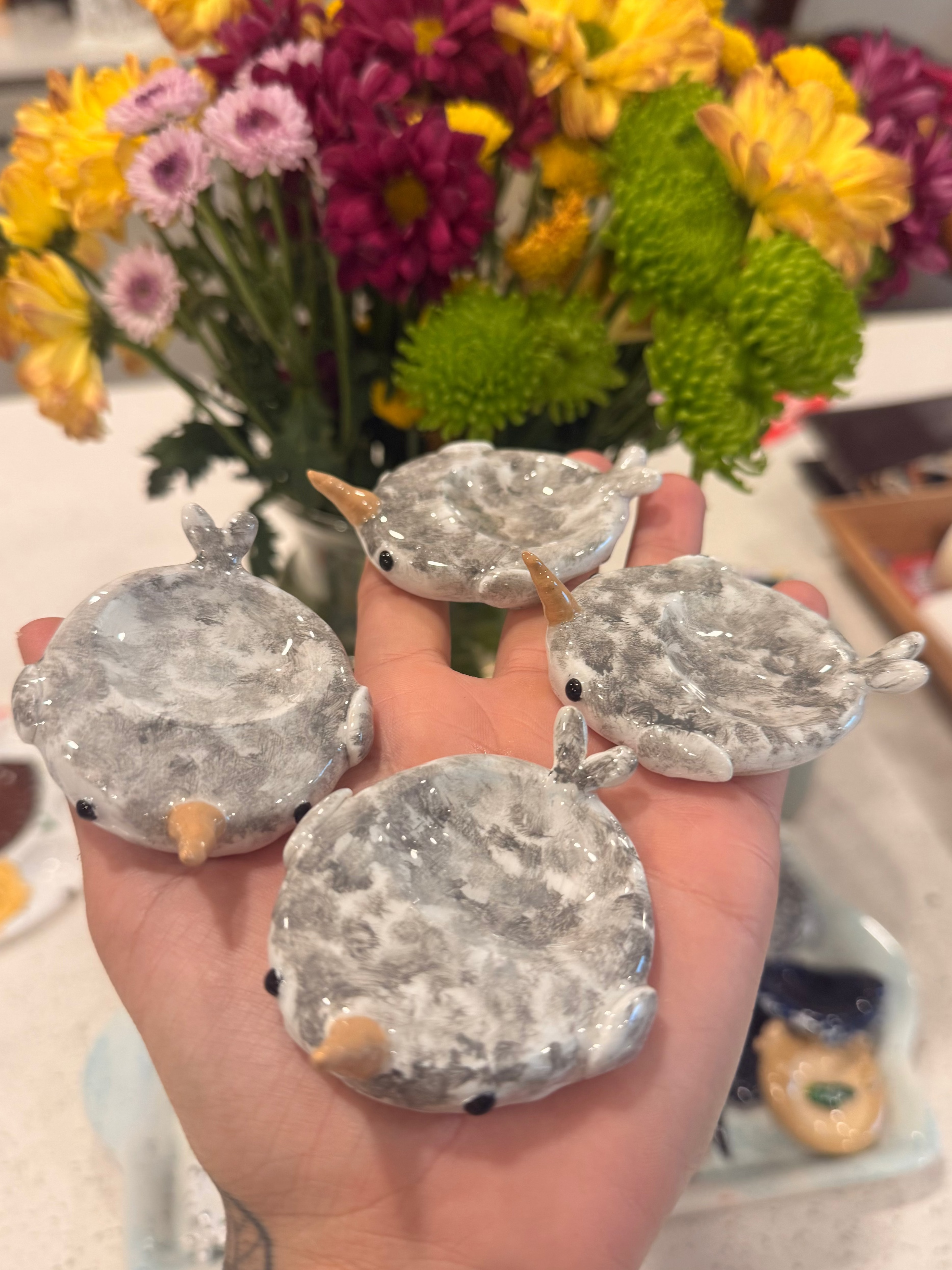 Narwhal Worry Stone