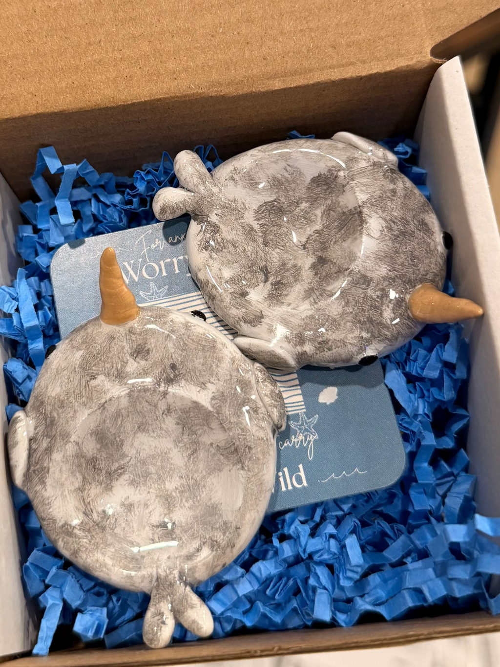 Narwhal Worry Stone