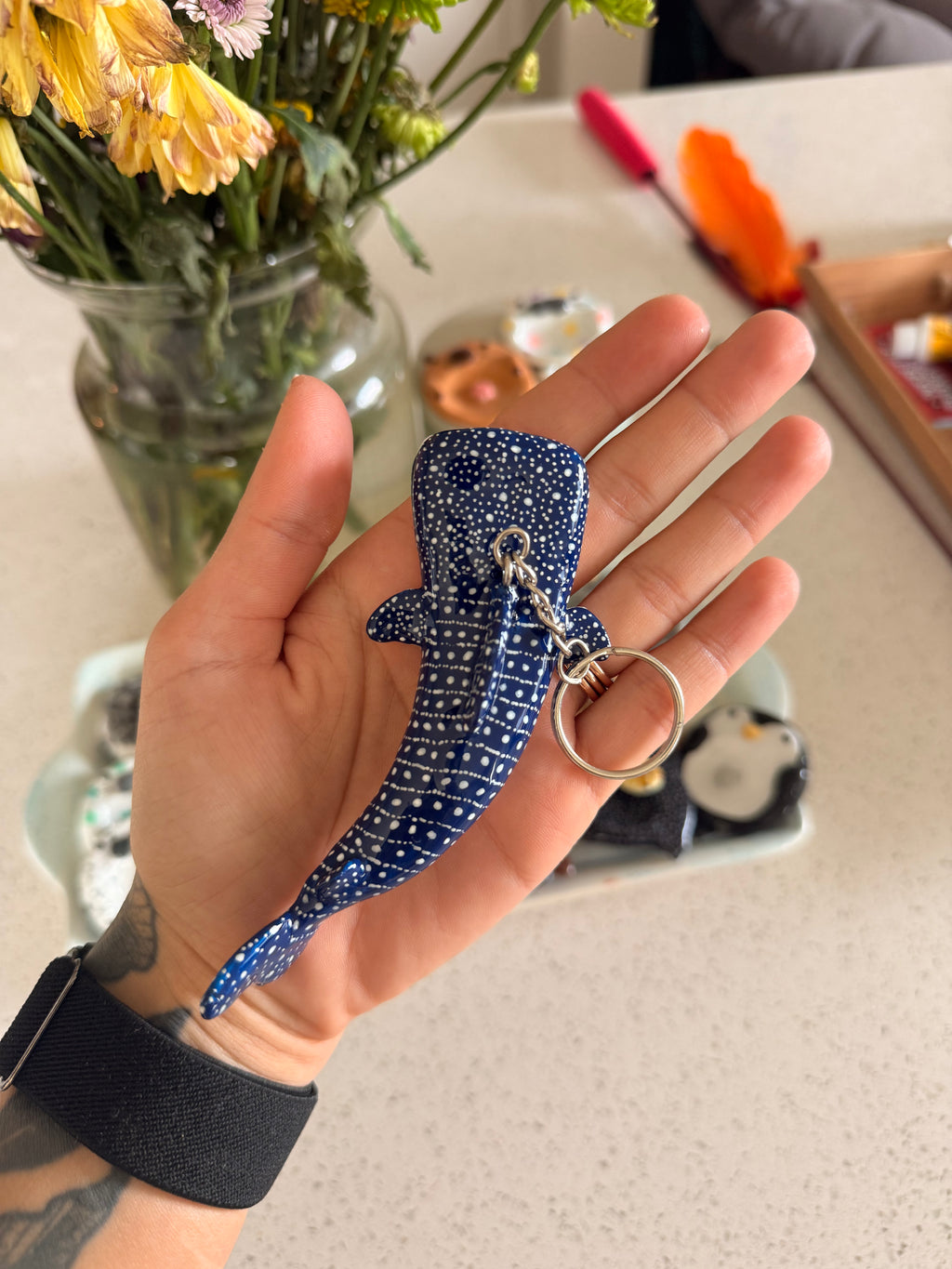 Whale Shark Large Keychain