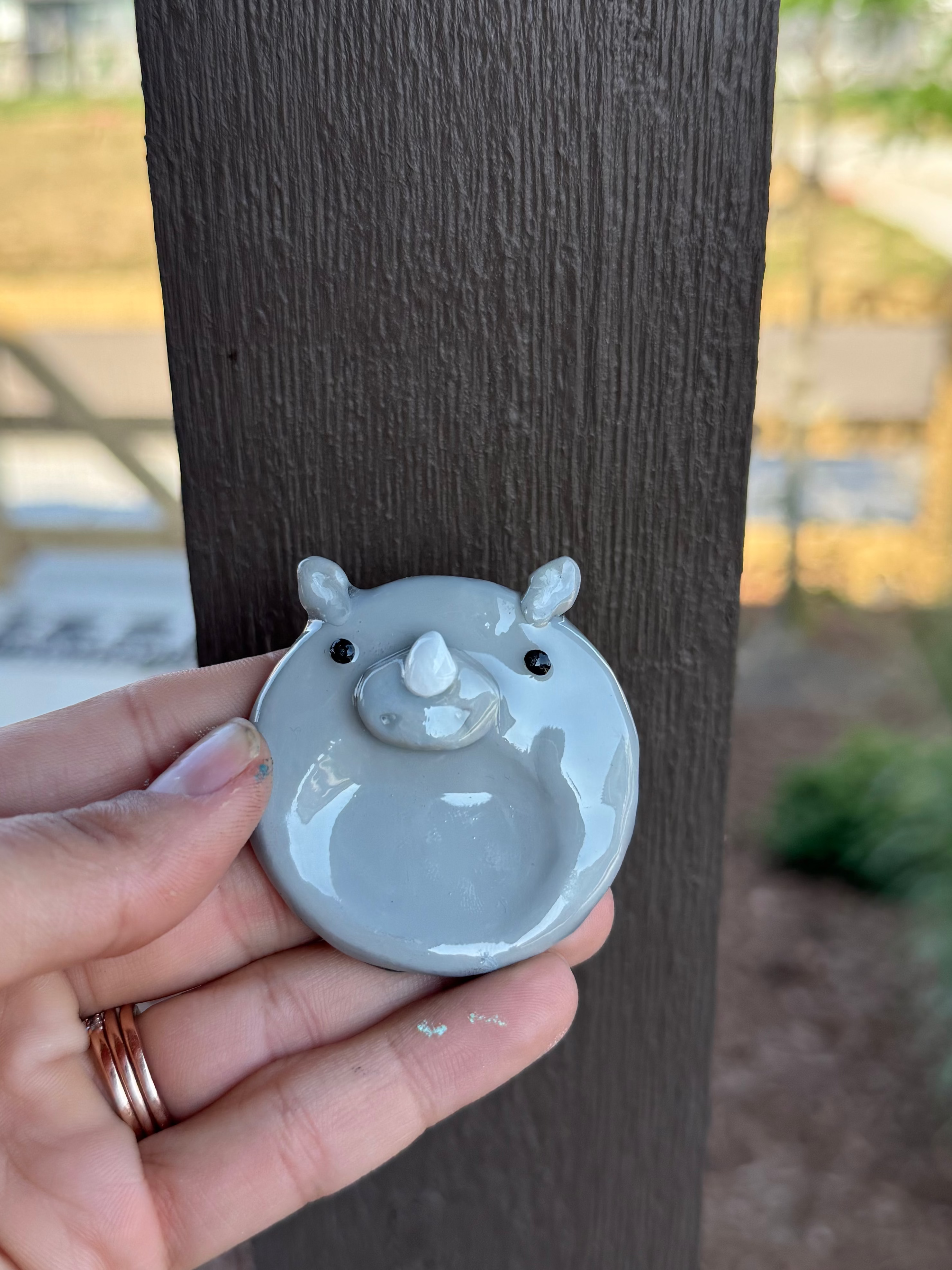 Rhino Worry Stone