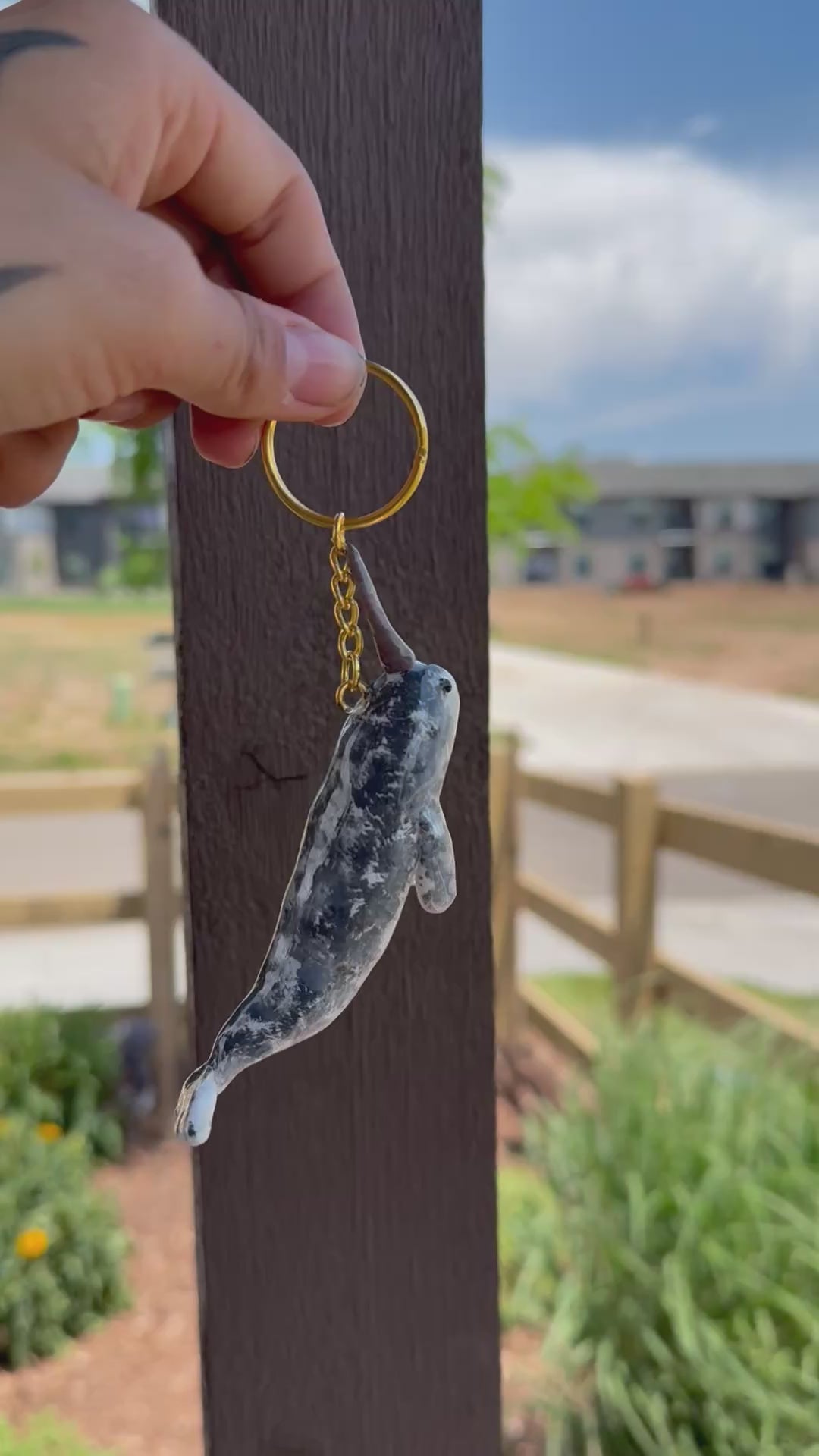 Narwhal Keychain